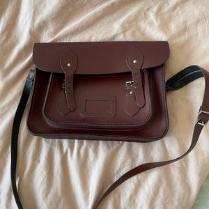 Cambridge satchel Bag burgundy